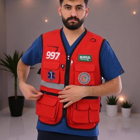 سترة مسعف الهلال الاحمر EMERGENCY