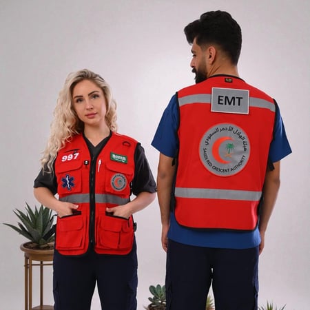 سترة مسعف الهلال الاحمر EMERGENCY