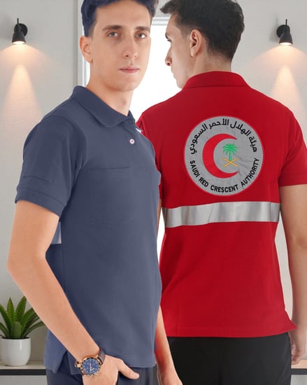 فنيلة بولو الهلال الأحمر السعودي 2024