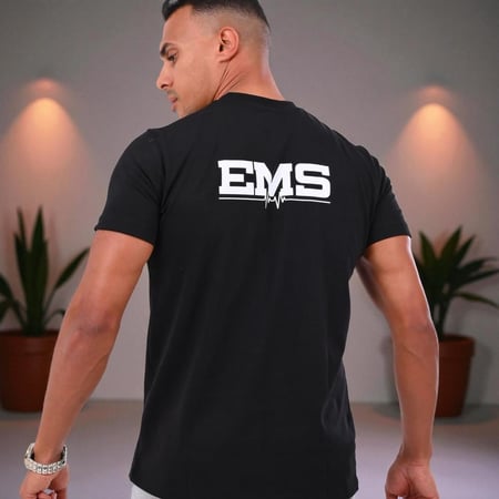 تي شرت مسعف اسود EMS