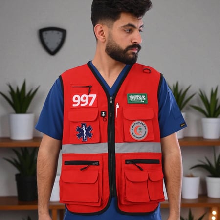 سترة مسعف الهلال الاحمر EMERGENCY
