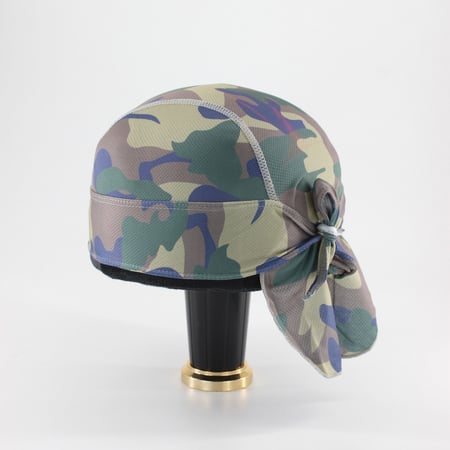 غطاء راس طبي ولراكبي الدراجات مموه اصفر