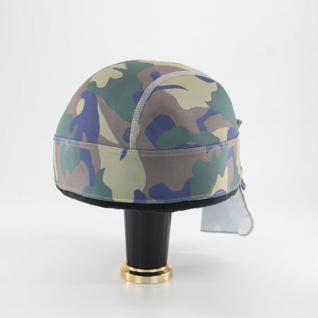 غطاء راس طبي ولراكبي الدراجات مموه اصفر