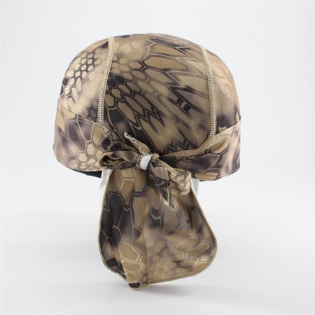 غطاء راس طبي ولراكبي الدراجات مموه بني