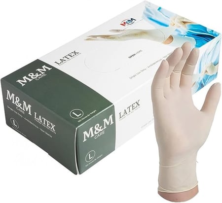 قفازات طبية لاتكس LATEX MEDICAL GLOVES