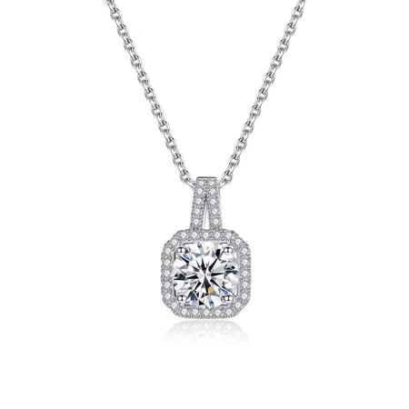 سلسال فضة داينتي من الأحجار الكريمة