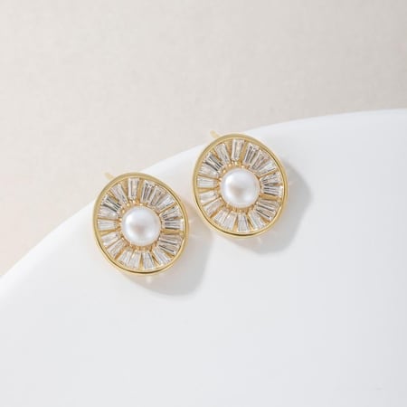 نصف طقم فاخر من الفضة الإسترلينية مرصعة بالزركون - لومي