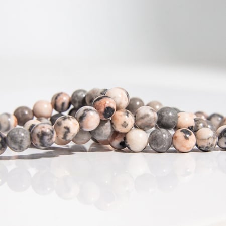 Pink zebra | اسوارة 6mm