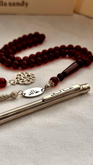 سبحة وقلم طقم فاخر
