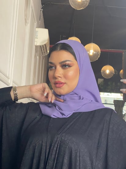 طرحة بنفسجي فاتح