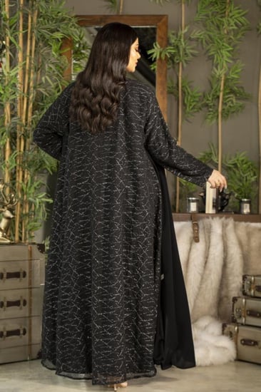 عباية بشك خلفي أنيق