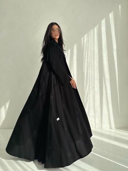 عباية دبل كلوش بتطريز منثور