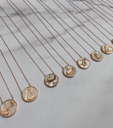 سلسلة الاحرف من الفضة الاسترلينية عيار 925