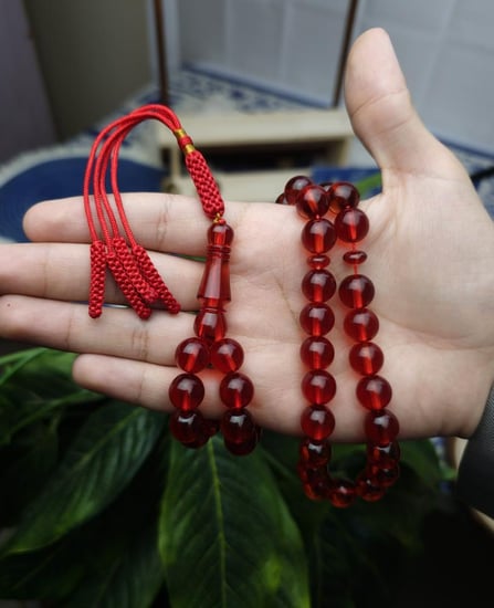 سبحة زعفران زعفراني ايراني كركوشة