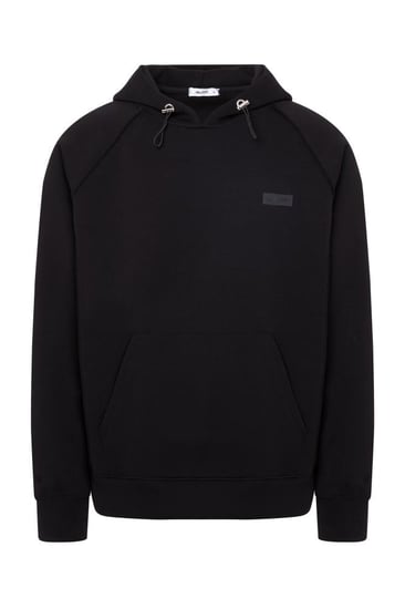 هودي كاجوال أوفرسايز للجنسين - أسود