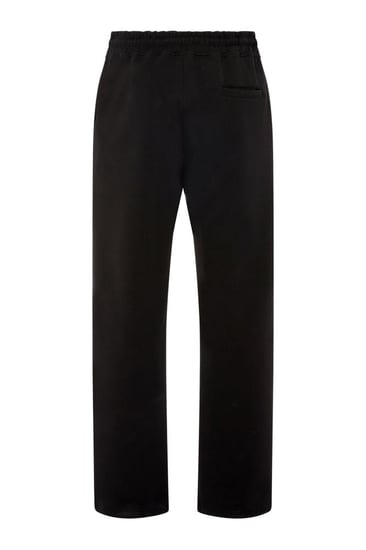 بنطلون جيرسيه مرن أوفرسايز للجنسين - أسود