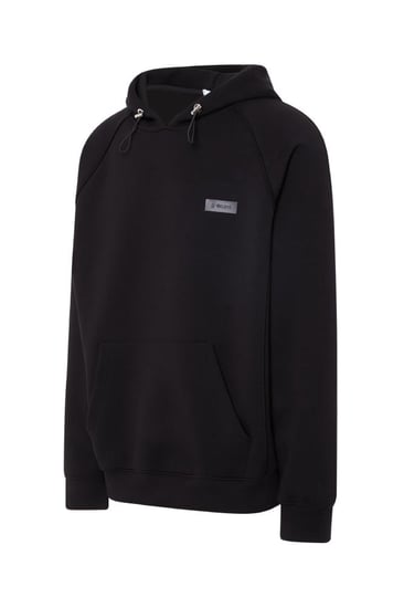 هودي كاجوال أوفرسايز للجنسين - أسود