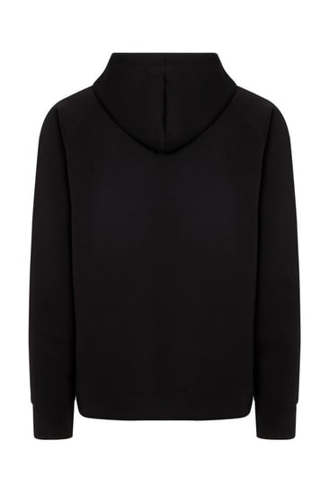 هودي أوفرسايز برباط للجنسين - أسود