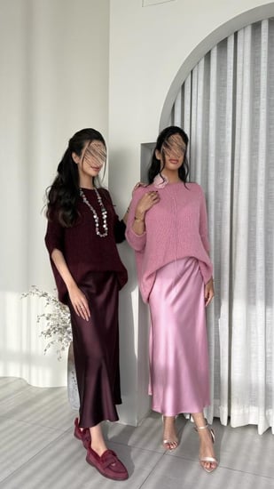طقم بينك بلوسوم