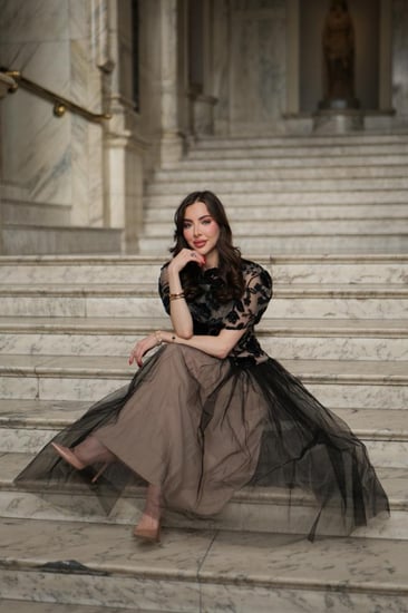 فستان بلاك ڤيل