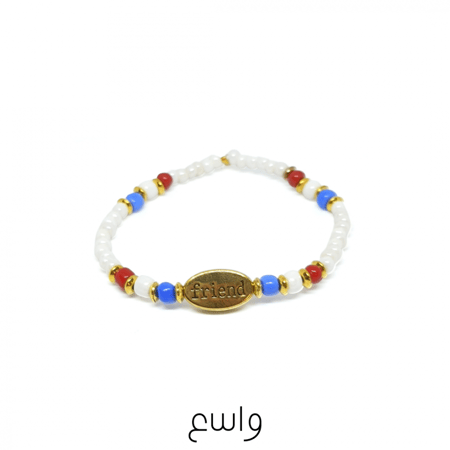 أسورة الصداقة - أبيض