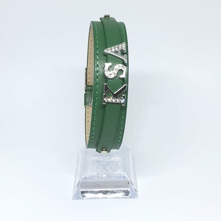 اساور وطنية من الجلد - اخضر