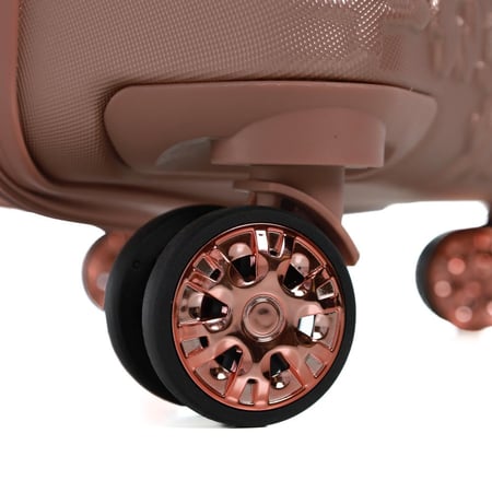 حقائب سفر ومكياج نسائي موديلKd-07 مجموعه مكونه من 4 شنطه مع اربعه كفرات مزدوجه