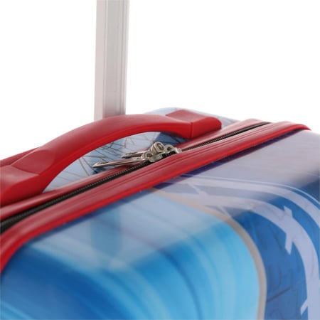 شنط سفر للاطفال | شنطة سفر سبايدر مان | ماركة قنصل | BLUE RED | 3289