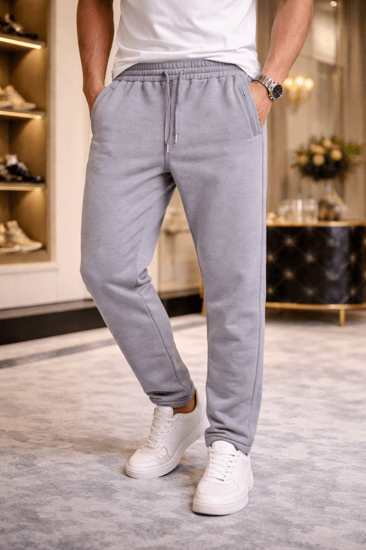 ‏بنطلون قطني مريح سبورت