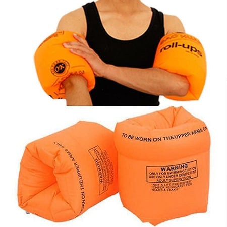 قطعتين نفخ الذراع لصغار والكبار لسباحه