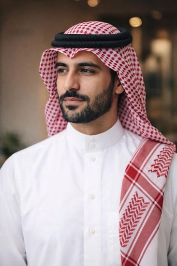 شماغ بيسكارا الفاخر – جودة لا تضاهى وأناقة عربية أصيلة
