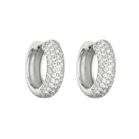 اقراط Shiny فضي