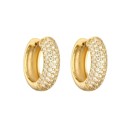 اقراط Shiny ذهبي