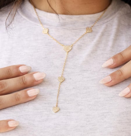 سلسلة  Hearts ذهبي