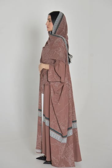 سراج عباية ( Siraj Abaya) لون الموكا موس