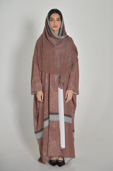 سراج عباية ( Siraj Abaya) لون الموكا موس
