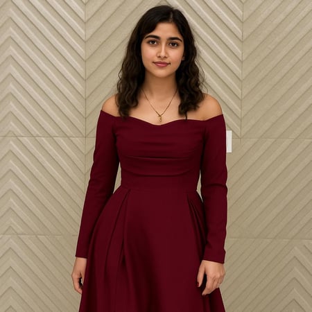 فستان سهرة ناعم