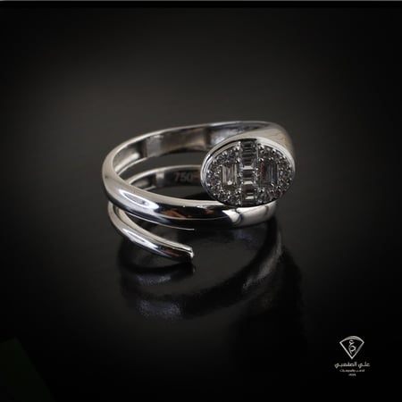 خاتم تطبيق الماس أبيض