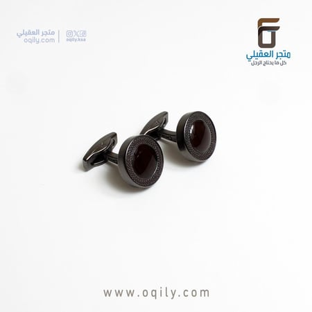 كبك رجالي دائري رمادي داكن