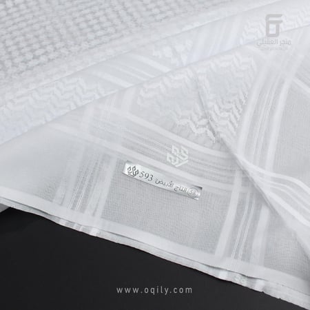 شماغ التاج ابيض 593