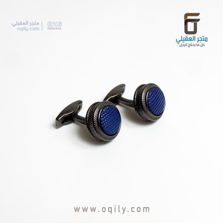 كبك رجالي دائري بفص لؤلؤي