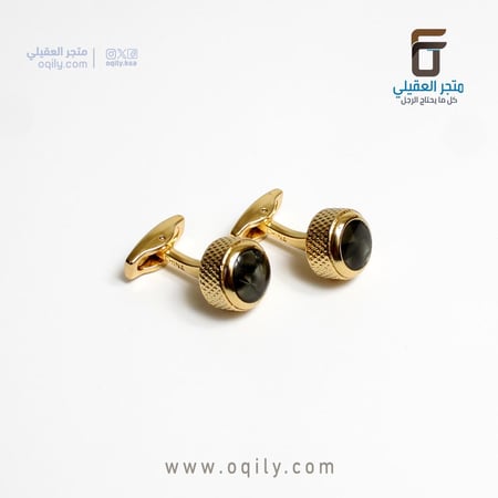 كبكات رجالية ذهبية لامعة