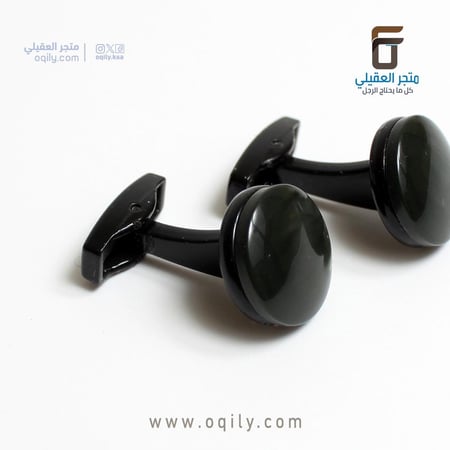 كبك رجالي أسود كلاسيكي