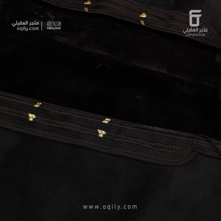 فروه مخمل رجالي نقاط ذهبي بني
