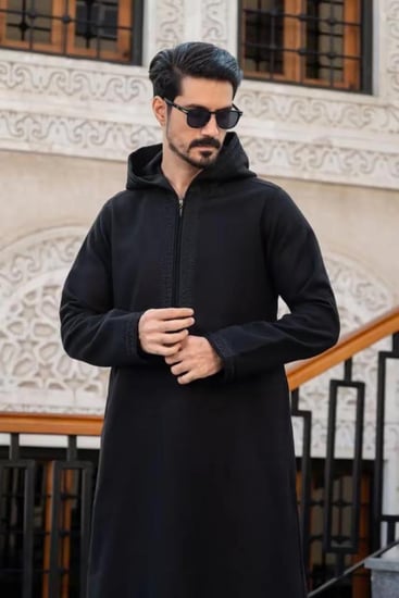 ثوب مغربي شتوي فاخر