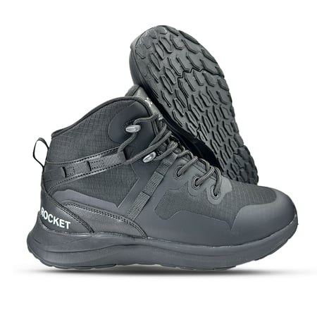 بسطار روكيت WE اسود / قصير ( بدون سحاب )