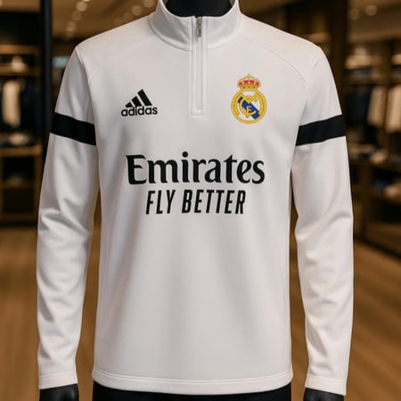 جاكيت ريال مدريد لون ابيض