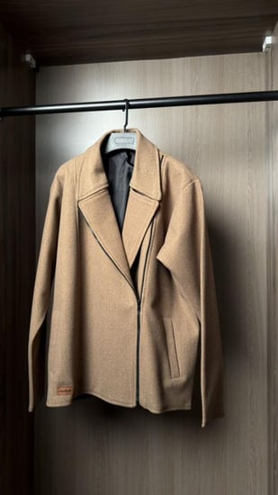 جاكيت شتوي رجالي لون جملي