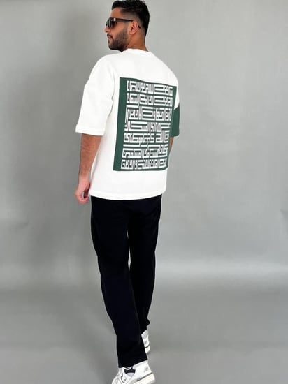 Oversized Saudi National Anthem T-Shirt - تيشيرت النشيد الوطني السعودي اوفر سايز