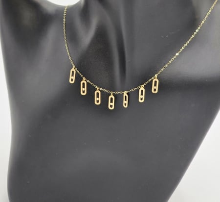 عقد ذهب عيار 18 - G1715